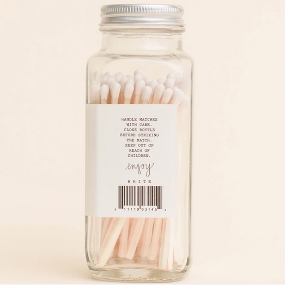 🔥 OVERSIZED SAFETY MATCHES 🔥 IN CUTE GLASS JAR BRAND NEW IN BOX - Picture 5 of 5